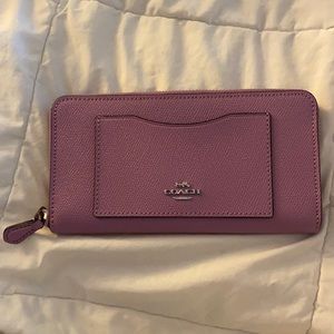 Lilac Purple Coach Wallet